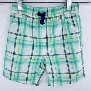 FIRST IMPRESSIONS Boys Kids Toddler Colorful Plaid Shorts Elastic Waist Size 3T